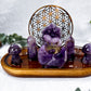 Altar Violeta Mística | Crystal Altar for Spiritual Connection & Calm Energy