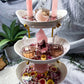 Three Tier Love Altar | Rose Quartz, Pink Amethyst & Clear Quartz Crystal Altar | Self Love & Relationship Decor