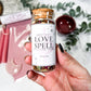 The Complete Love Spell Kit | Pink Candles, Salt, Tea, Oil, Spray, and Ritual Tools for Attraction & Romance