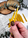 20 Pack Beeswax Mini Ritual Candles for Spellwork Intention Setting and Daily Magic | Natural Color
