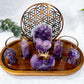 Altar Violeta Mística | Crystal Altar for Spiritual Connection & Calm Energy