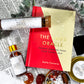 Aries Zodiac Kit | Fire Sign Ritual Set with Candle, Tea, Oil, Crystals, Oracle Book & Zodiac Pendant