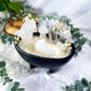 Quartz Dreams | Clear Quartz Cauldron Candle | Clarity, Amplification, Intention