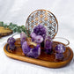 Altar Violeta Mística | Crystal Altar for Spiritual Connection & Calm Energy