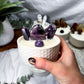 Crystal Jar Candles | Herbal Floral Collection | Choose Your Intention Candle