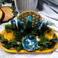 Moss Agate Crystal Altar | 10x5 Handmade Tealight, Incense & Offering Bowl Altar | Nature Witch Decor