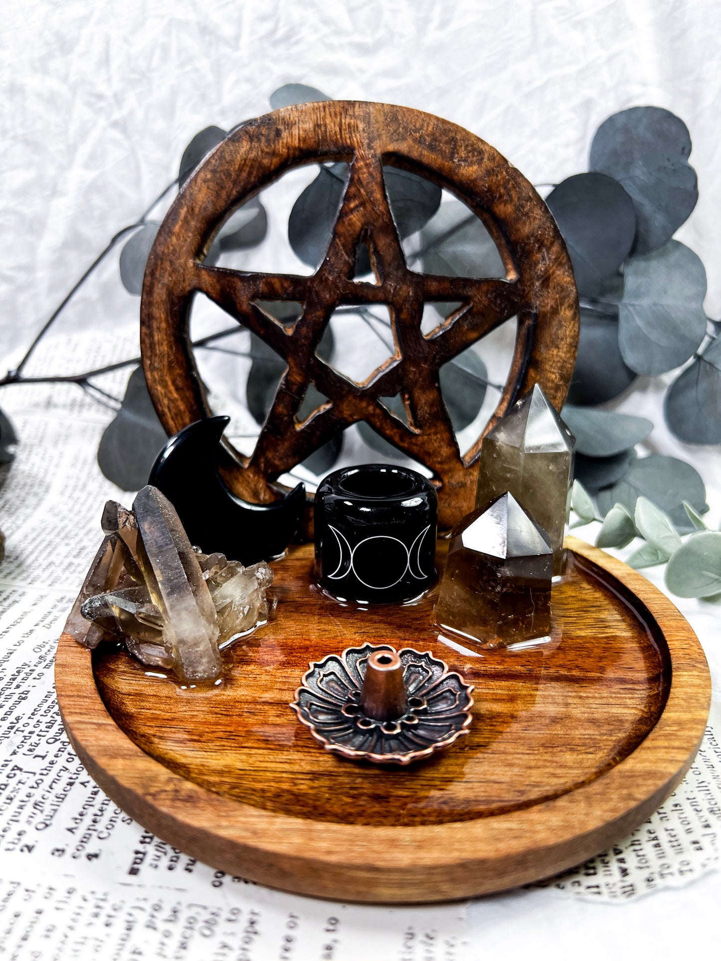 OB Shielded Soul | Candle + Tarot Altar