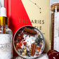 Aries Zodiac Kit | Fire Sign Ritual Set with Candle, Tea, Oil, Crystals, Oracle Book & Zodiac Pendant