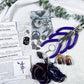 DIY Protection Charm Kit | Witchcraft Jewelry Making Set with Charms, Crystals, and Spell Jar