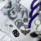 DIY Protection Charm Kit | Witchcraft Jewelry Making Set with Charms, Crystals, and Spell Jar