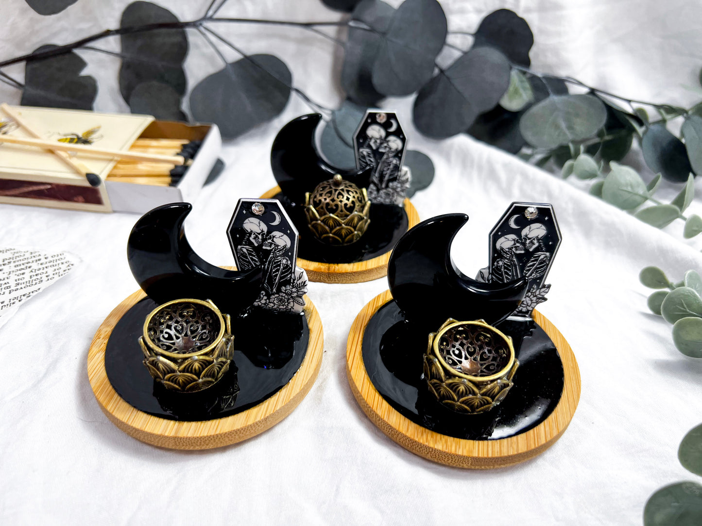 Obsidian Lovers | Tiny Incense Holder