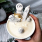 Crystal Jar Candles | Herbal Floral Collection | Choose Your Intention Candle