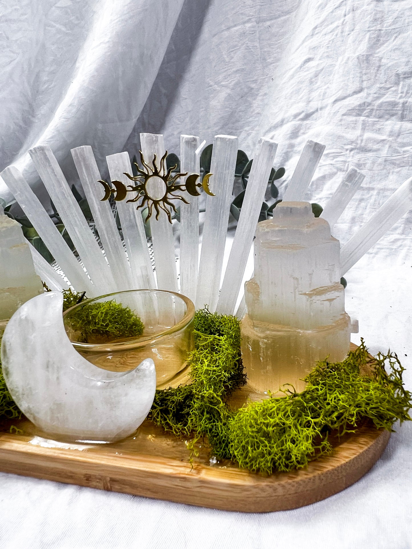 Frosted Selenite | Mini Crystal Altar