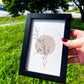Gentleness + Comfort Art | 4x6 Framed Original Witchy Painting