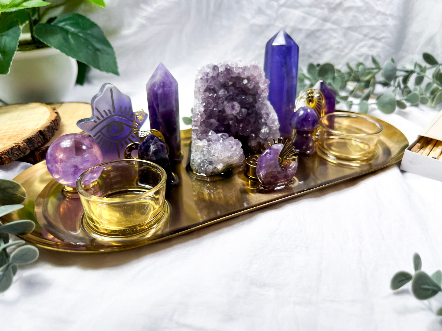 Rune's Light | Large Gold Altar Tray