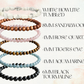 Andrea’s Stack Crystal Bracelet Set | Protection, Grounding, Self Love & Confidence Bracelets