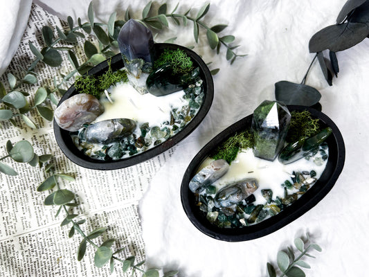 Mossy Path | Large Cauldron Candle