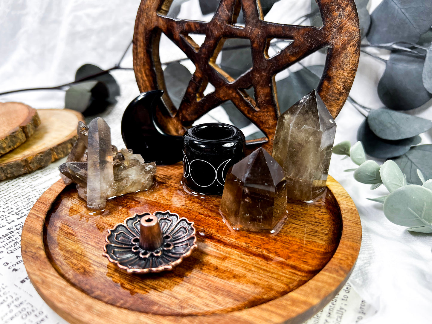 OB Shielded Soul | Candle + Tarot Altar