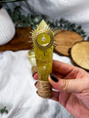 Citrine Crystal Wands | Gold Sun Adorned | Energy, Confidence & Manifestation Tool