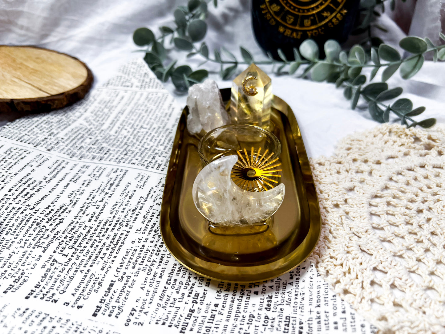 Celestial Crossroads | Gold Mini Altar