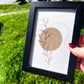 Confidence + Personal Power Art | 4x6 Framed Original Witchy Drawing