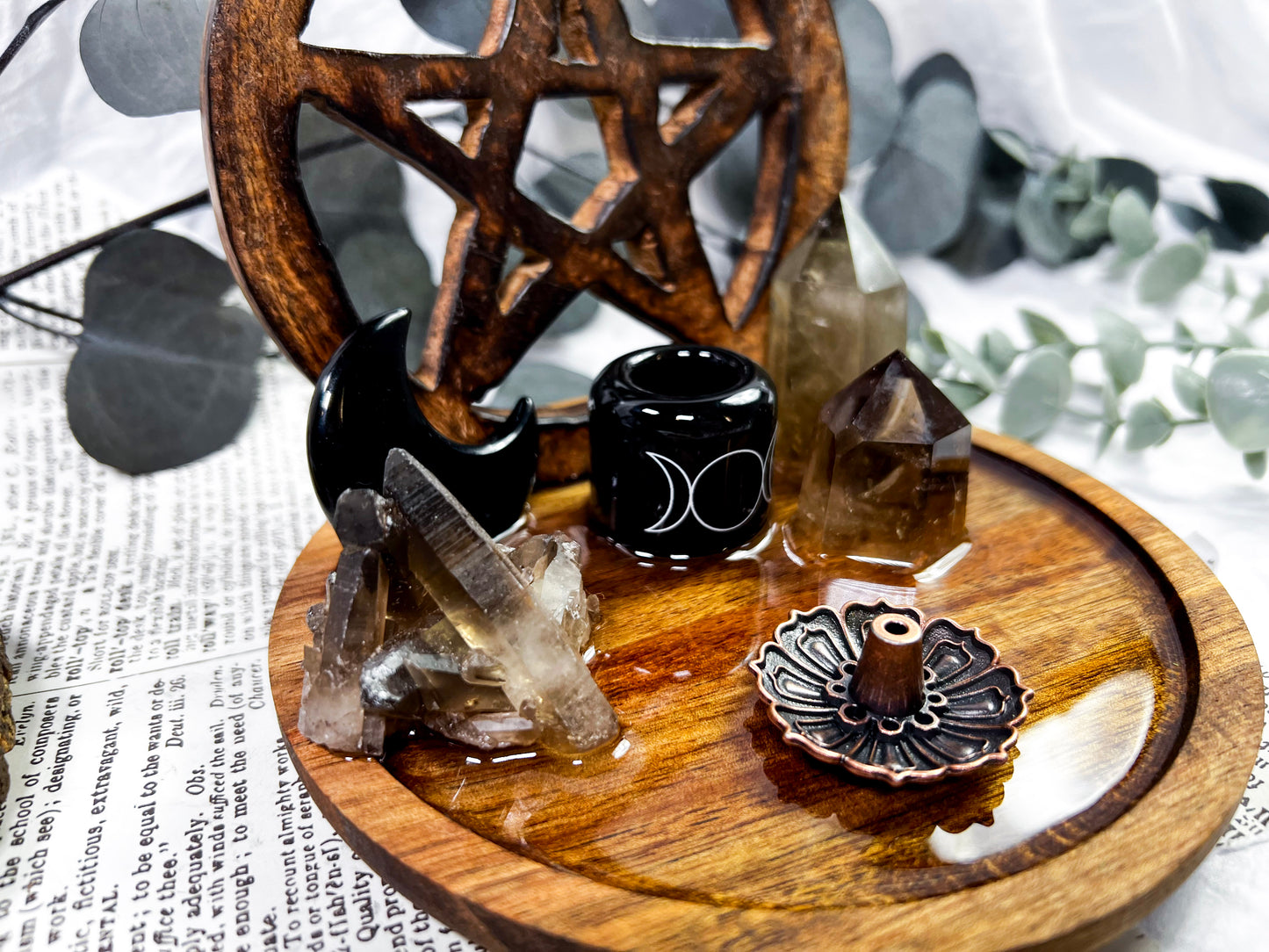 OB Shielded Soul | Candle + Tarot Altar