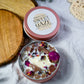 Sweet Gaze Travel Ritual Candle | Beauty & Attraction Candle with Strawberry Quartz, Floral Accents & Sweet Glamour Energy