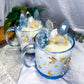 Skywater | Celestial Mug Candle with Clear Quartz, Angelite and Celestite
