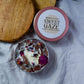 Sweet Gaze Travel Ritual Candle | Beauty & Attraction Candle with Strawberry Quartz, Floral Accents & Sweet Glamour Energy