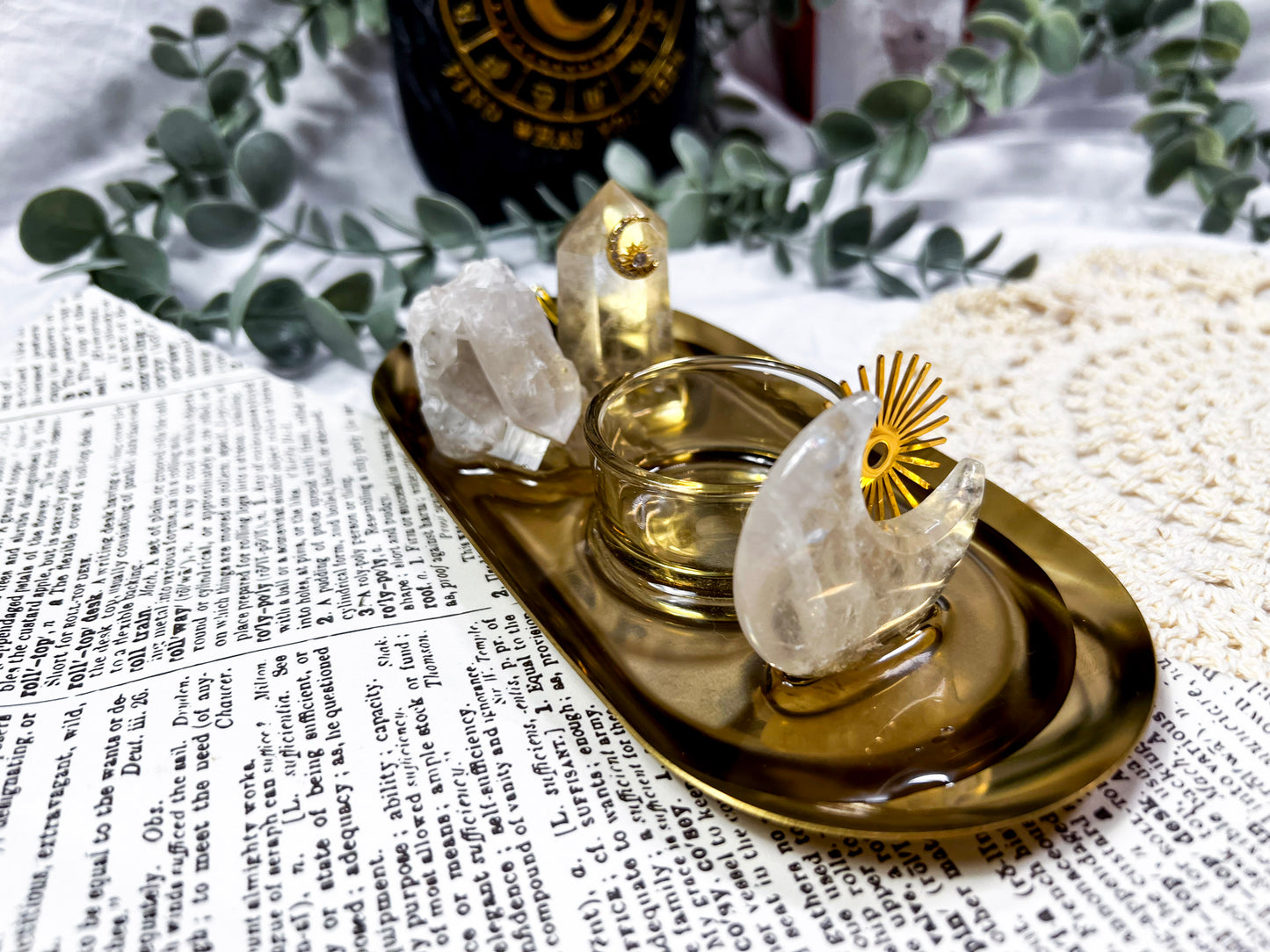 Celestial Crossroads | Gold Mini Altar