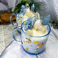 Skywater | Celestial Mug Candle with Clear Quartz, Angelite and Celestite
