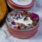 Sweet Gaze Travel Ritual Candle | Beauty & Attraction Candle with Strawberry Quartz, Floral Accents & Sweet Glamour Energy