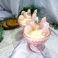 Sweet Devotion | Rose Quartz Pedestal Candle