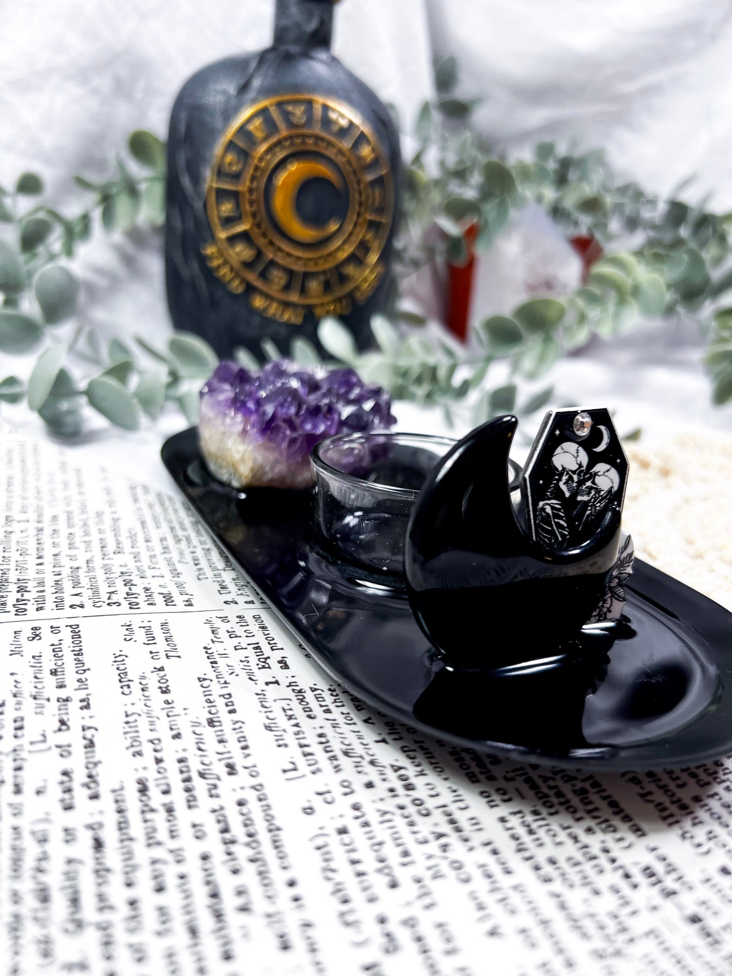 Lunar Veil | Black Mini Altar