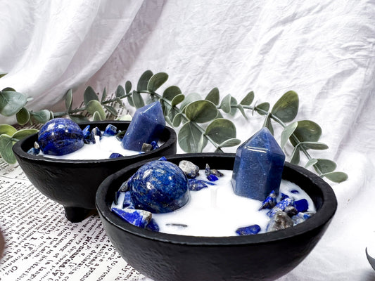 Lapis Haven | Small Cauldron Candle