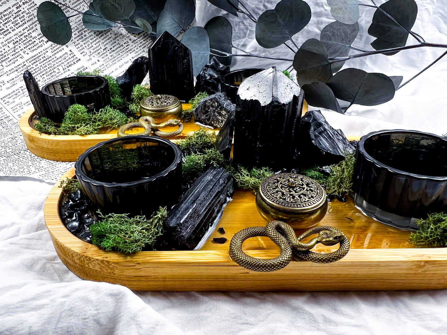 The Protection Tray | Incense + Candle Holder