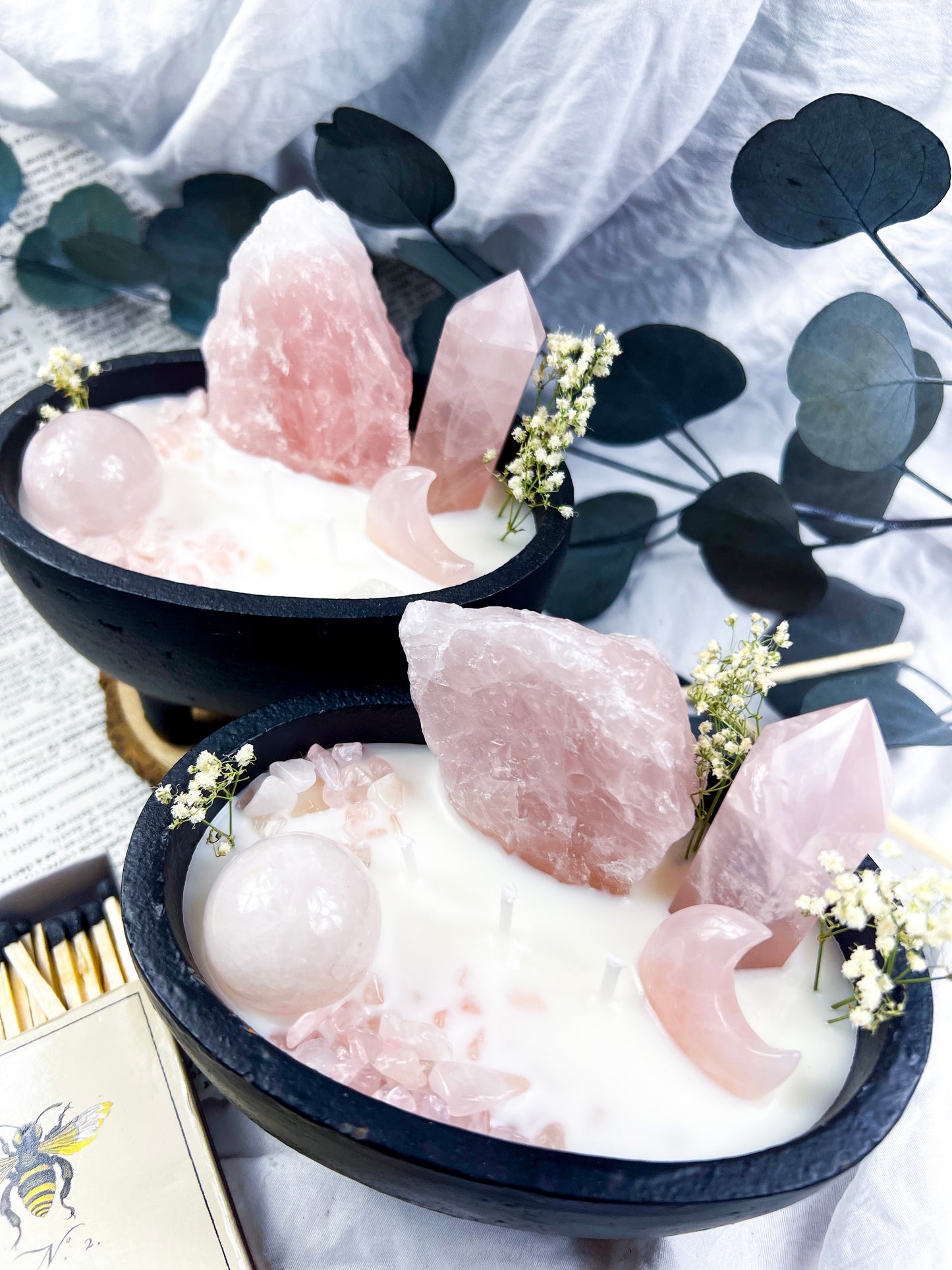 Potion Petals | Cast Iron Cauldron Candles