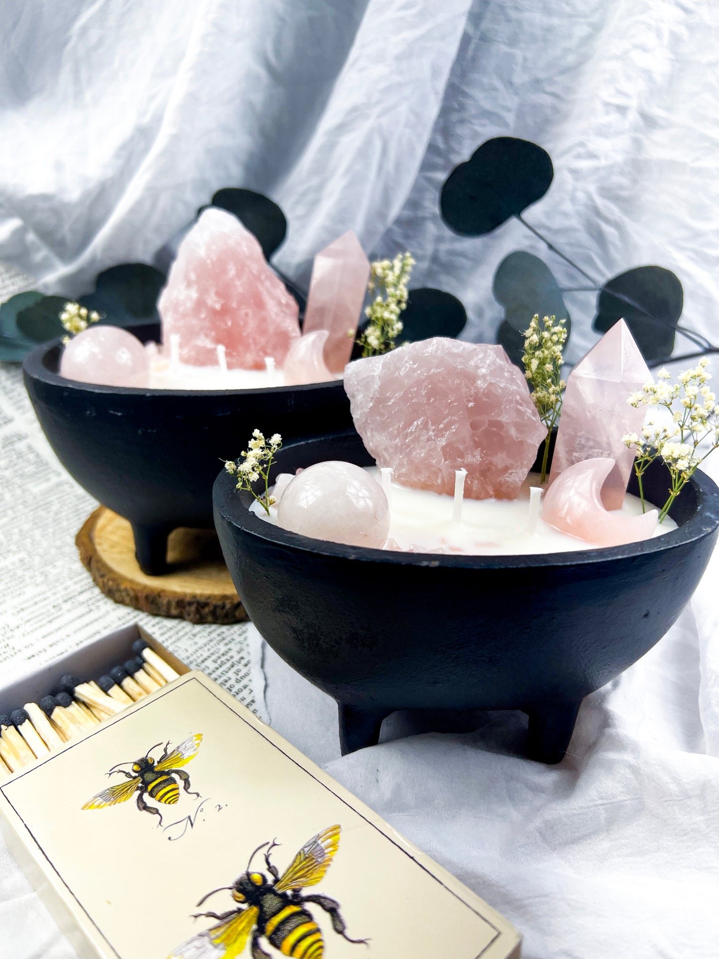 Potion Petals | Cast Iron Cauldron Candles