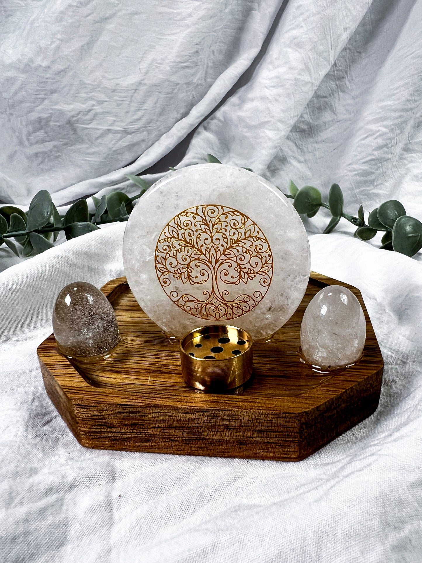 Quartz Celestara | Mini Coaster Altar