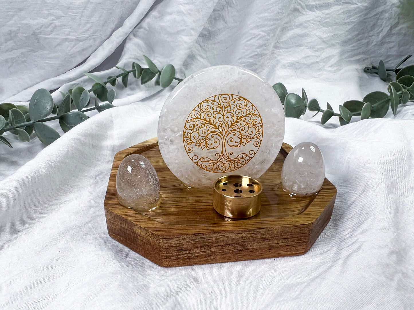 Quartz Celestara | Mini Coaster Altar