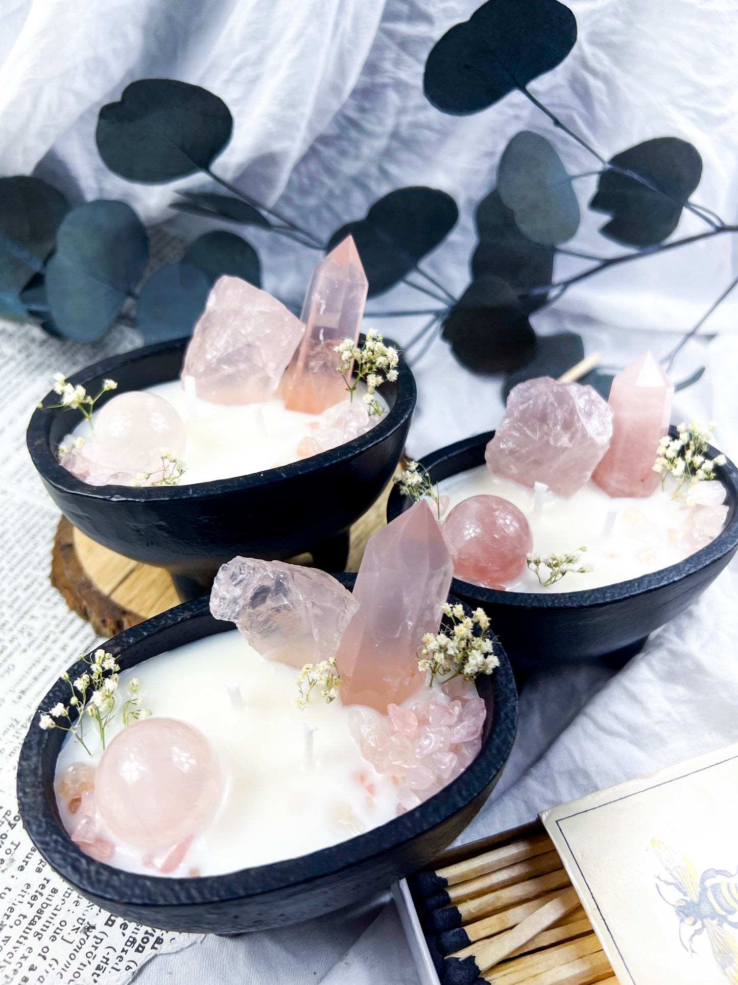 Potion Petals | Cast Iron Cauldron Candles