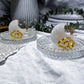 Clear Quartz Moon Tarot & Incense Holder | Crystal Tarot Card Stand | Altar & Meditation Decor