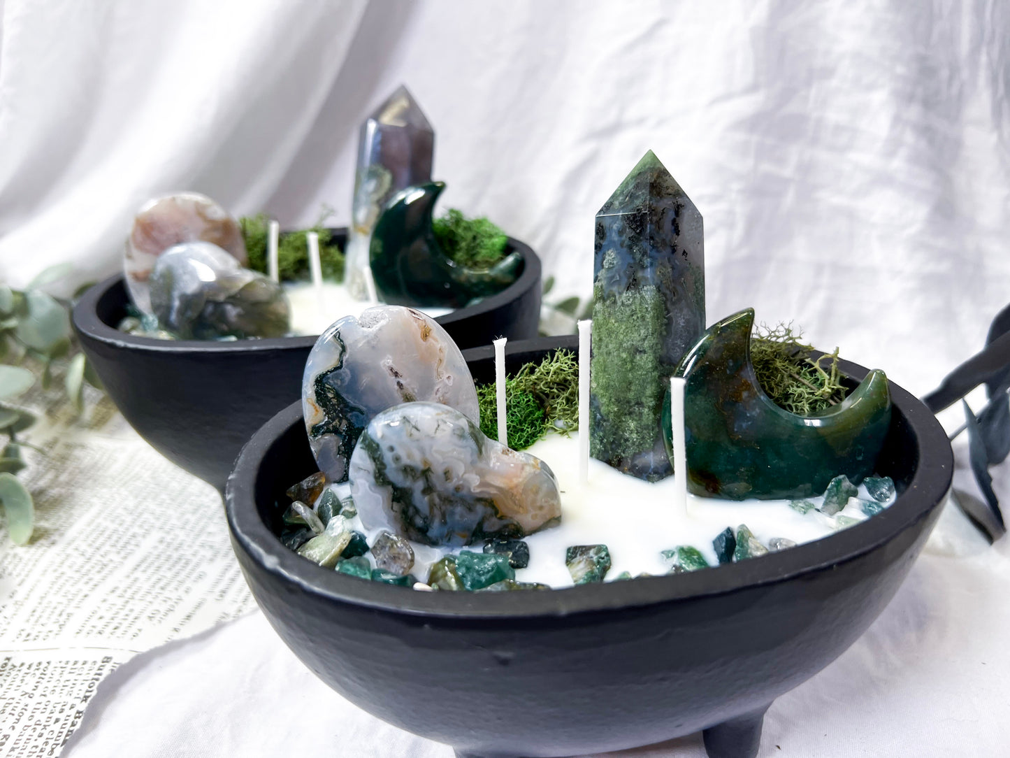 Mossy Path | Large Cauldron Candle