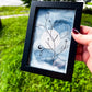 Tranquility + Renewal Art | 4x6 Framed Original Botanical Drawing