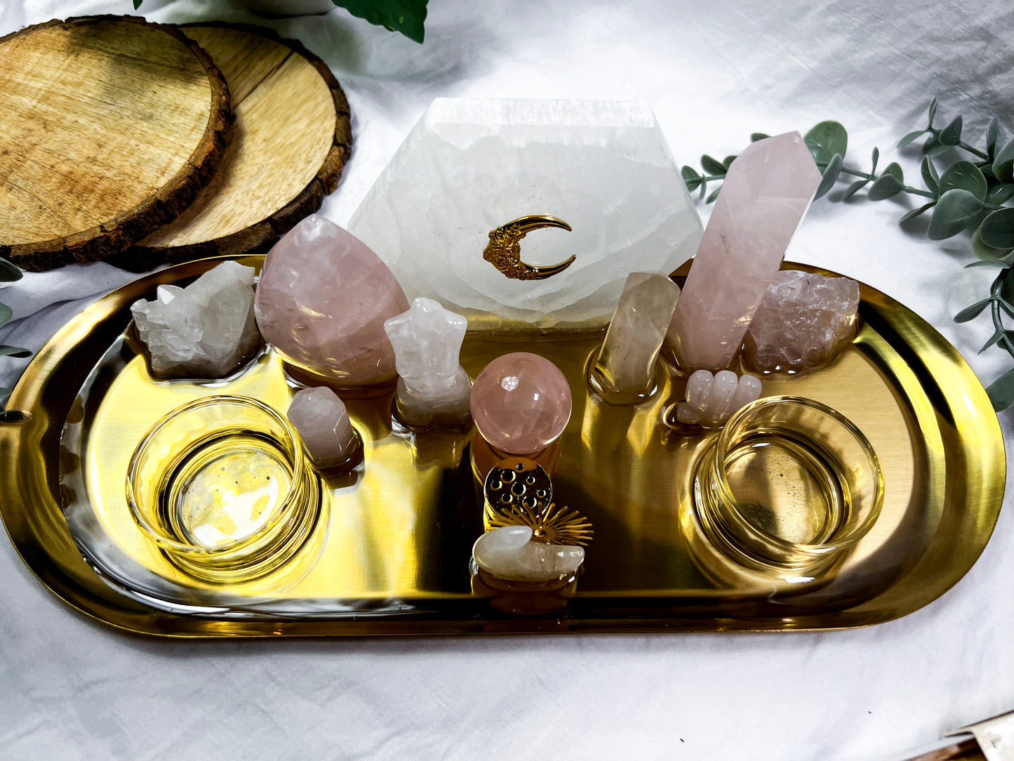 Celestial Whisper | Large Gold Altar Tray