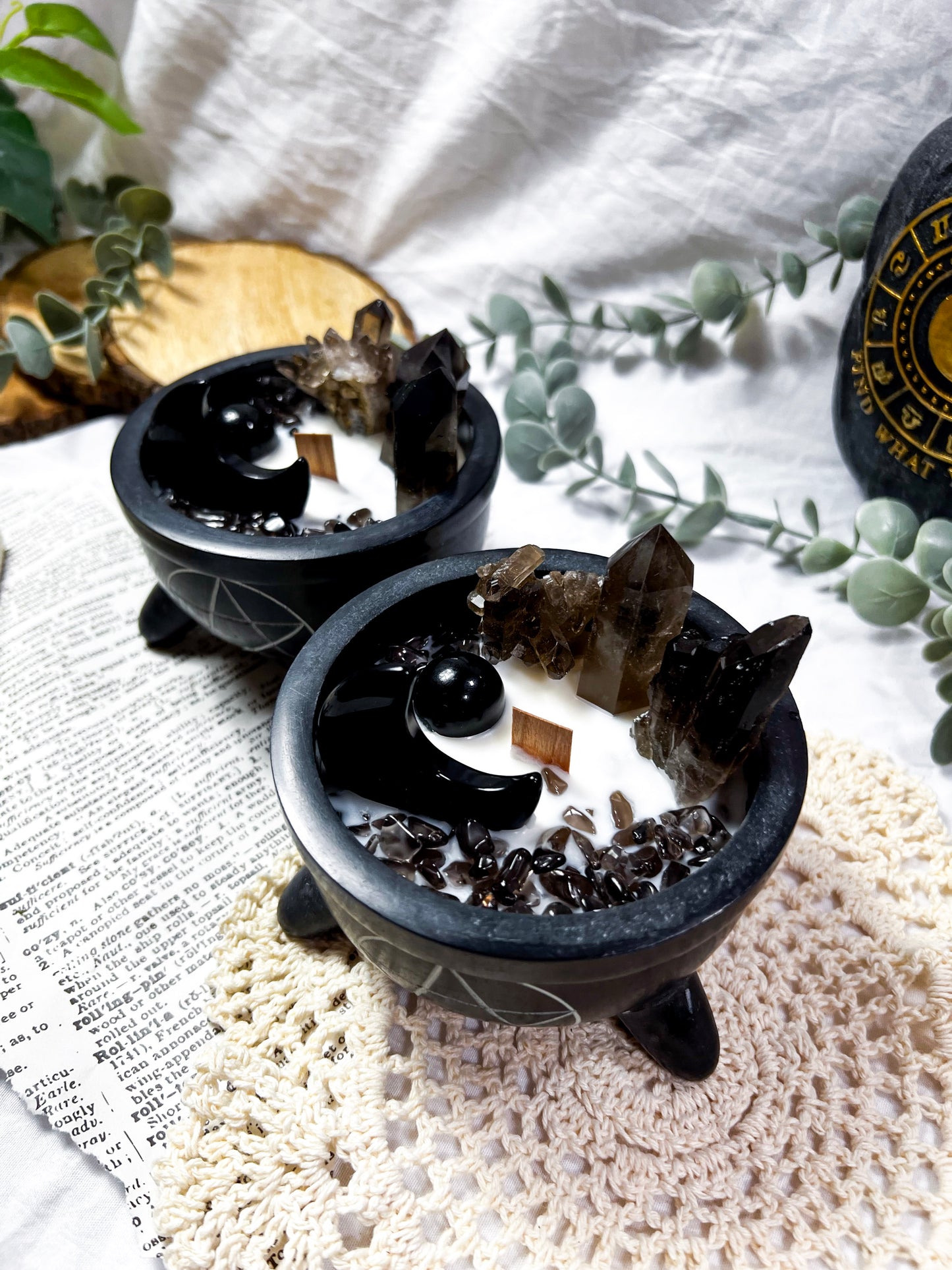 Night Hearth | Soapstone Pentacle Cauldron