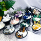 Elemental Cauldron | Crystal Cauldron Ritual Candle