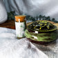 Verdant Reset Blend | Herbal Incense with Ceramic Burner | Grounding & Energy Reset Ritual