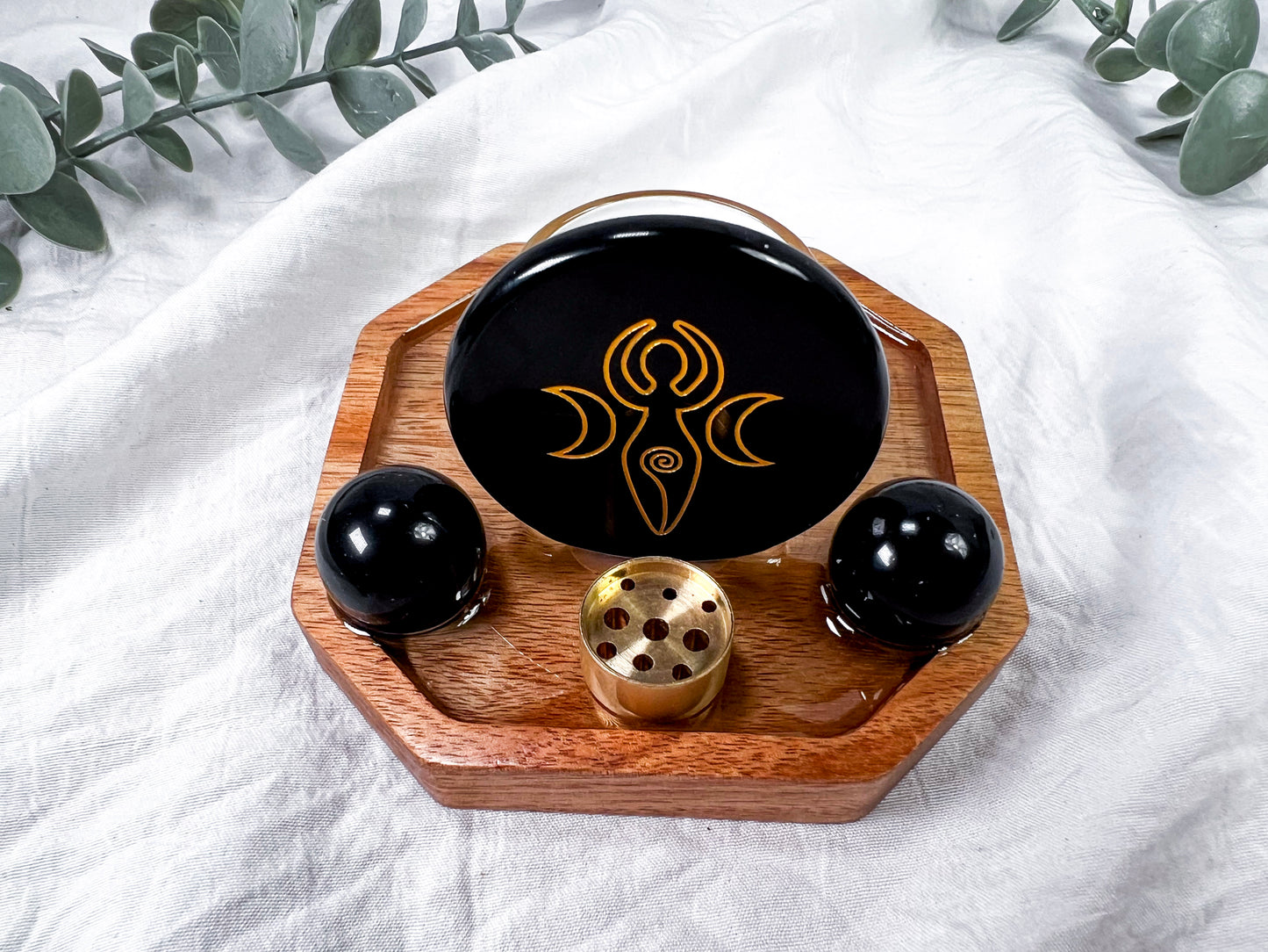 Obsidian Nightbriar | Mini Coaster Altar