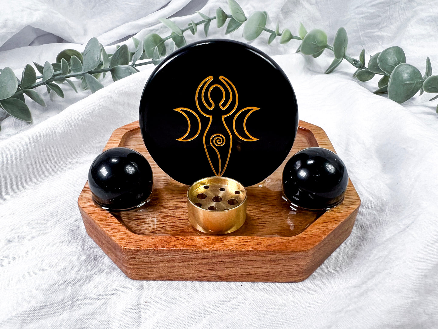 Obsidian Nightbriar | Mini Coaster Altar